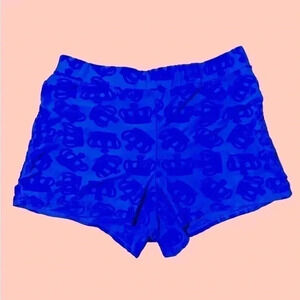 Juicy Couture Blue Crown Terry Shorts 1X